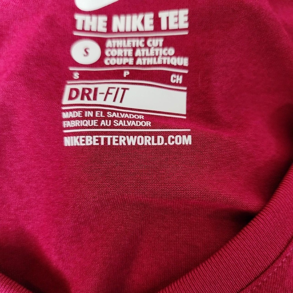 Nike Dri-Fit The Nike Tee Athletic Cut V-Neck Tshirt Size Small - Picture 4 of 4